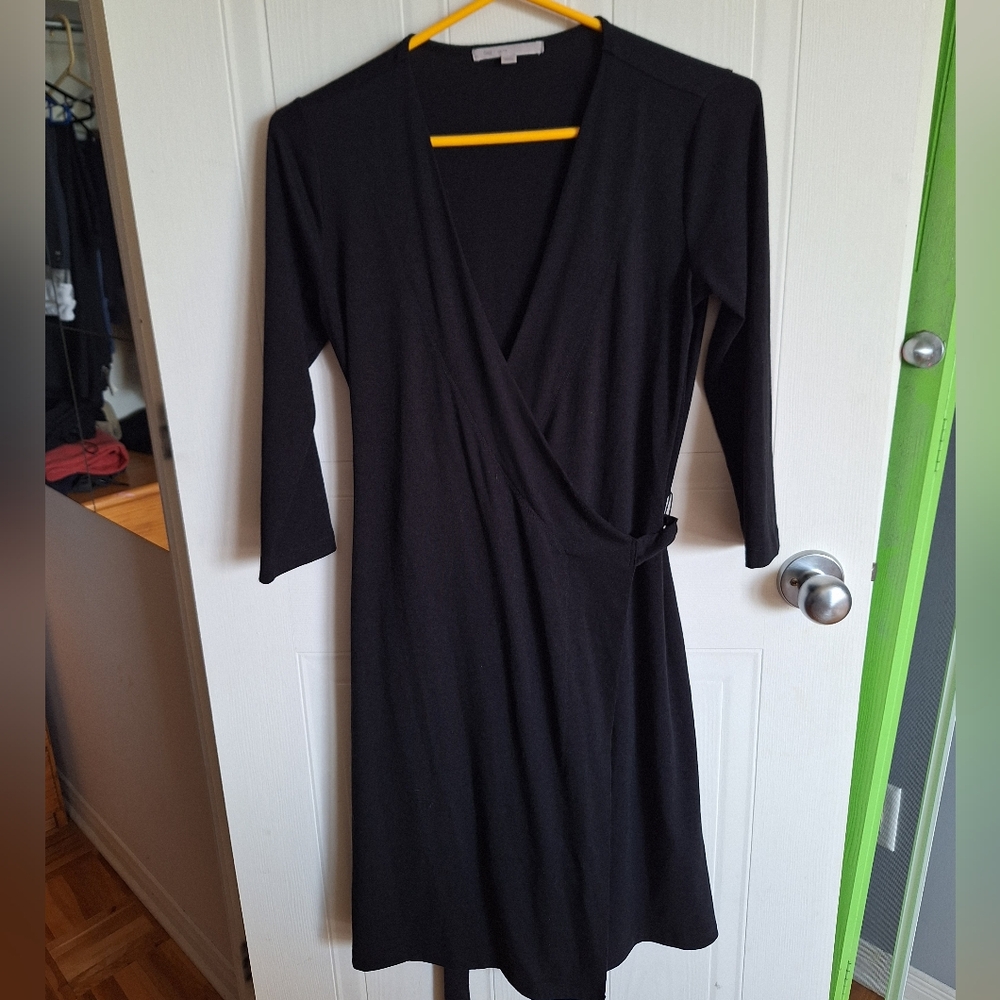 GAP Black Long Sleeve Dress